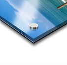 Beach Down the Cliff Acrylic print