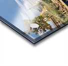 Chilling in the Boat in Front of the Temple Acrylic print