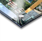 The Blue Bus of the Village Impression Acrylique