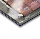 Blocked Metal Window Acrylic print