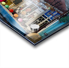 Coffee Shops by the Railroad Acrylic print