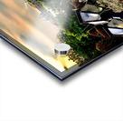 Falling Lamp posts  for the Sunset Acrylic print