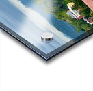 Mountains passed the Roof Acrylic print