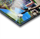 Love Sign With Palm Trees Acrylic print