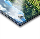 Rice Valley behind the Roof Acrylic print