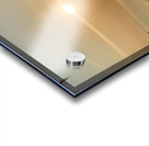 Lonely Boat at the Sunset Impression Acrylique