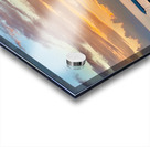 Lonely Boat at Sunset Acrylic print