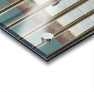 Sad Dog Behind Bars Acrylic print