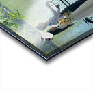 Newlyweds by the Lake with a Bicycle Acrylic print