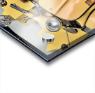 Yellow Motorbike Cabs Acrylic print