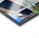 White Beach Building Acrylic print