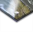 Nice Log on Black Sand Acrylic print