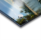 Long House on the Water at Sunset Acrylic print