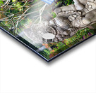 Indonesian Statue in the Garden Acrylic print