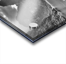 BW Lady Rowing the Boat in Vietnam Acrylic print