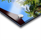 By the Pool with a view on Mount Agung Bali Acrylic print