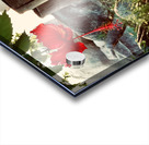 Red Flower & Homemade Lamp in Thailand Acrylic print