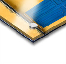 The Yellow House with Blue Windows and Door Acrylic print