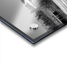 BW Reading on Twin Benches Acrylic print