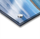 Rock Throwing on the Lake Acrylic print