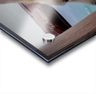 Beatiful White Dog Looking at the Sea Acrylic print