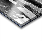 BW Covered Bridge Reflections Acrylic print