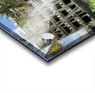 Abandoned Building with Palm Trees Acrylic print