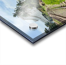 Railroad by the Ocean Acrylic print