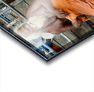 Man Sitting by the Temple Impression Acrylique