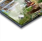 Beautiful Thai Temple Garden Acrylic print