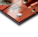 The Red Door Lock Seoul Korea Acrylic print