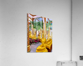 Golden Buddhas Acrylic Print