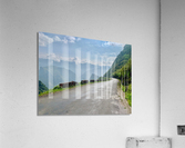 Follow the Mountain Road Impression acrylique