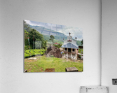 Chuch in Tea Plantations Acrylic Print