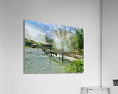 Long Bamboo Bridge Acrylic Print
