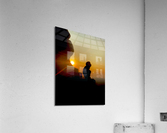 Enlightened Monkey at Sunset Acrylic Print