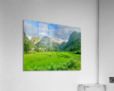 Green Mountains Acrylic Print