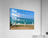 Beach Down the Cliff Acrylic Print