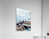 Front of Long Tail Boat Acrylic Print