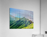 Mountain Peak on the Ocean Acrylic Print