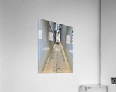 Motorbike Driving Up the Alley Acrylic Print