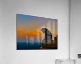 Thinking Monkey at Sunset Acrylic Print