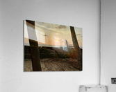 Sunset Behind the Wall Acrylic Print