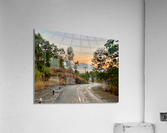 Sunrise Windy Road Acrylic Print