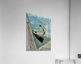 Sinking Boat Reflections Acrylic Print