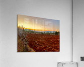 Sunset Over the Red Soil  Acrylic Print
