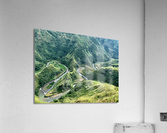 S-Shaped River Rice Valley Acrylic Print