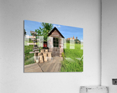 Shack in front of the Temple Acrylic Print