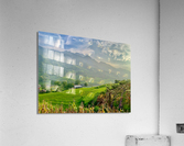 Dreamy Sunset Over the Rice Fields 2 Acrylic Print