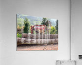 Dog Standing on Wood Acrylic Print